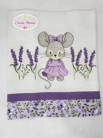 Fralda Boca Bordada Personalizada