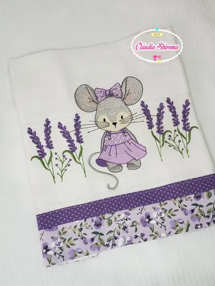Fralda Boca Bordada Personalizada