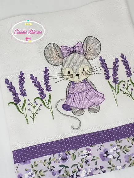 Fralda Boca Bordada Personalizada
