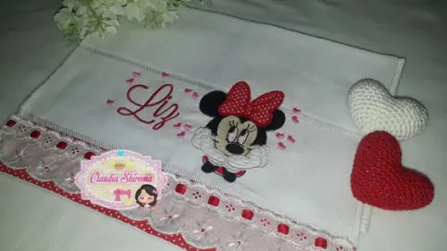 Fralda Bordada Personalizada