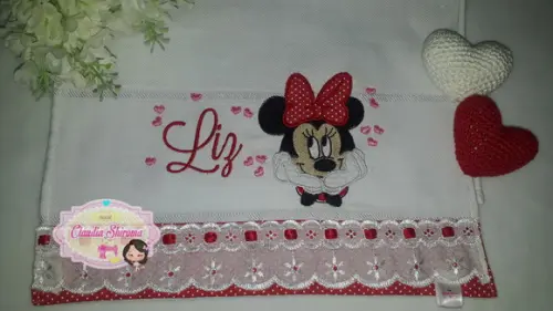 Fralda Bordada Personalizada