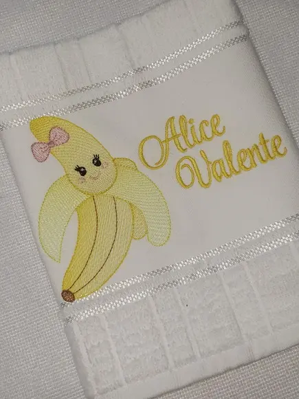 Kit 2 Toalhas Escolar Infantil Personalizada