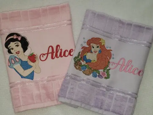 Kit 2 Toalhas Escolar Infantil Personalizada