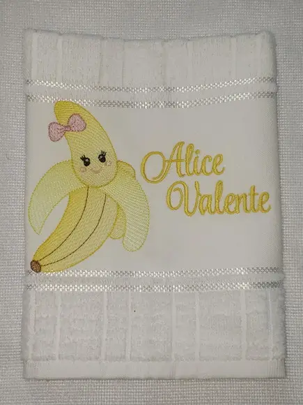 Kit 2 Toalhas Escolar Infantil Personalizada