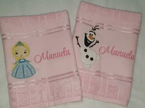 Kit 2 Toalhas Escolar Infantil Personalizada