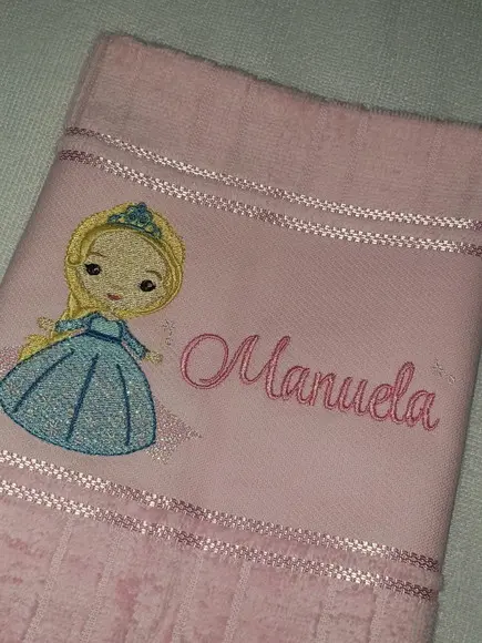 Kit 3 Toalhas Escolar Infantil Personalizada