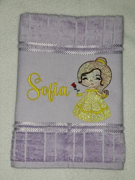 Kit 3 Toalhas Escolar Infantil Personalizada