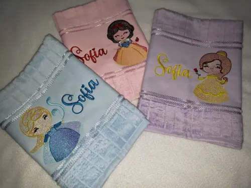 Kit 3 Toalhas Escolar Infantil Personalizada