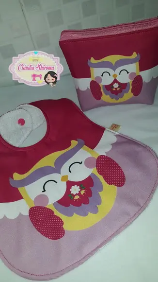Kit babador e necessaire do bebê