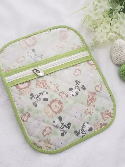 Kit Capa de Caderneta + Toalha de Boca + Prendedor de Apa Ca