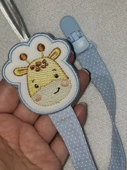 Kit Fralda de Boca e Prendedor de Chupetas