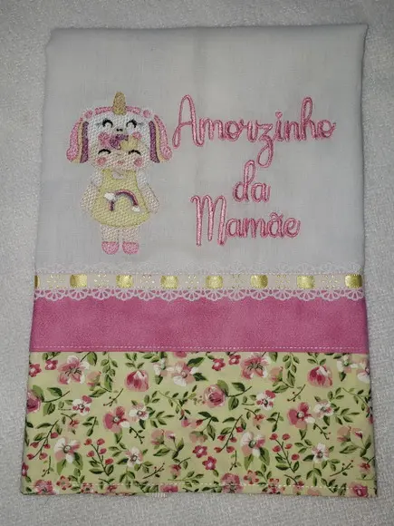 Kit Fralda de Boca e Prendedor de Chupetas