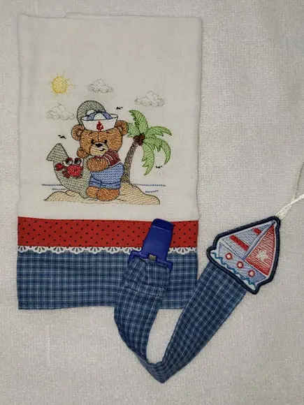 Kit Fralda de Boca e Prendedor de Chupetas