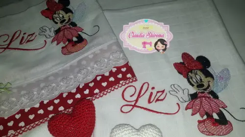 Kit Fraldas Bordadas