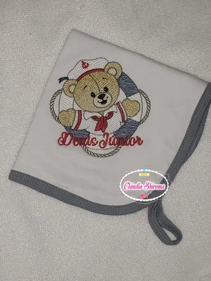 Kit Fraldas Bordadas 4 Peças