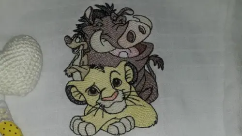 Kit Fraldas Bordadas 4 Peças