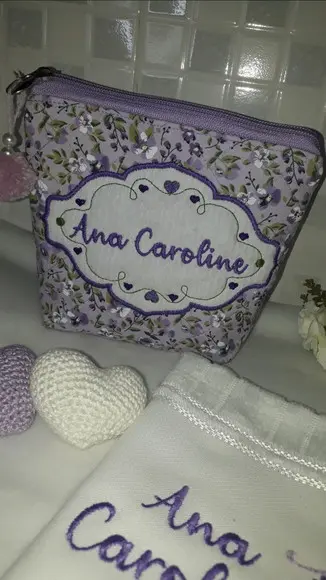 Kit Necessérie Personalizada com Toalha