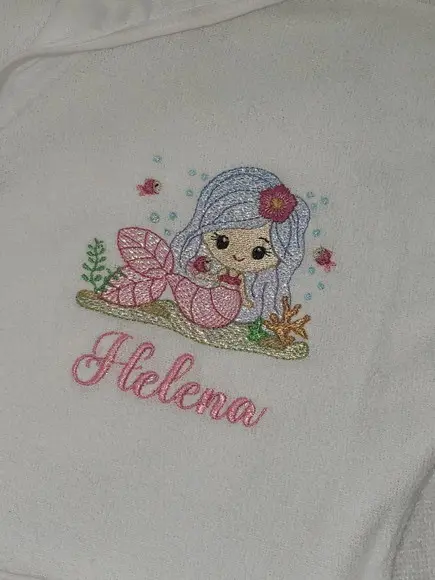 Kit Roupão de Bebê e Fralda Personalizado