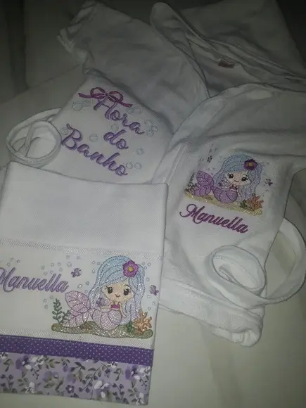 Kit Roupão de Bebê e Fralda Personalizado