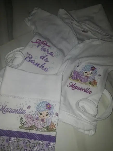 Kit Roupão de Bebê e Fralda Personalizado