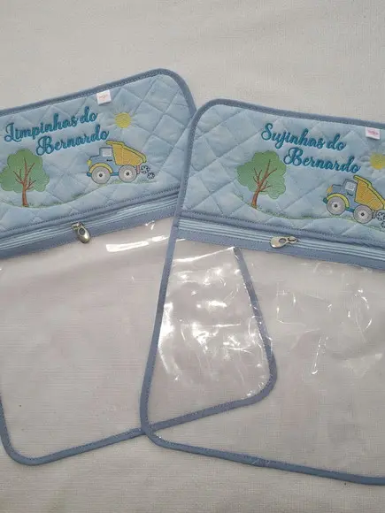 Kit Saquinho Roupa Limpa e Roupa Suja