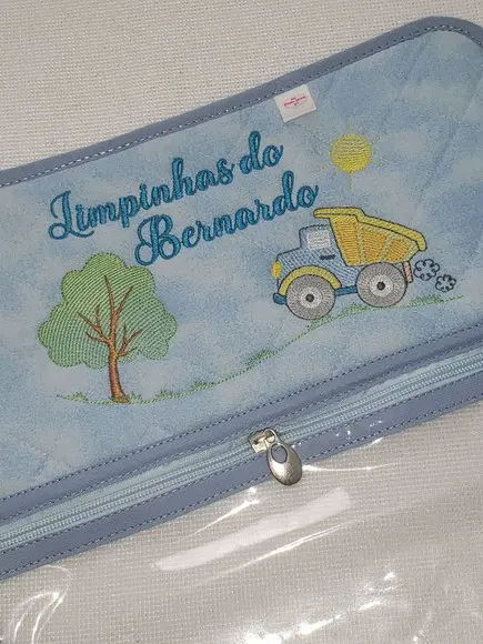 Kit Saquinho Roupa Limpa e Roupa Suja + Toalha Escolar