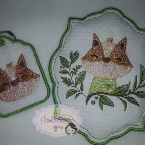 Kit tag e chaveiro