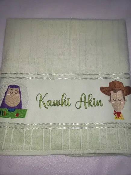 Kit Toalha de Banho e Lavabo Personalizada