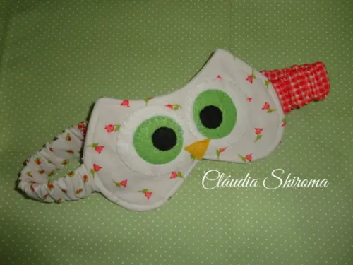 Máscara de dormir coruja