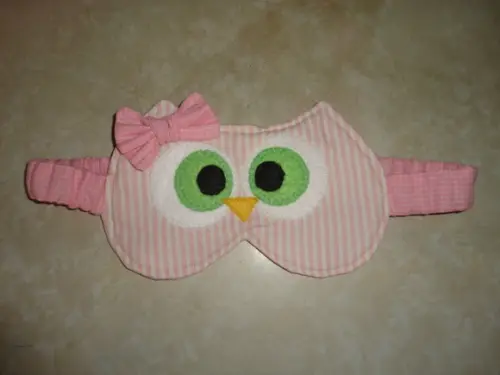 Máscara de dormir coruja