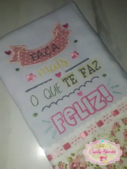 Pano de Prato Frase