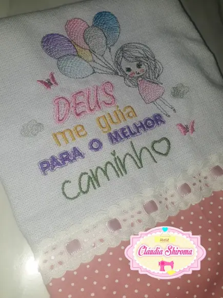 Pano de Prato Frase
