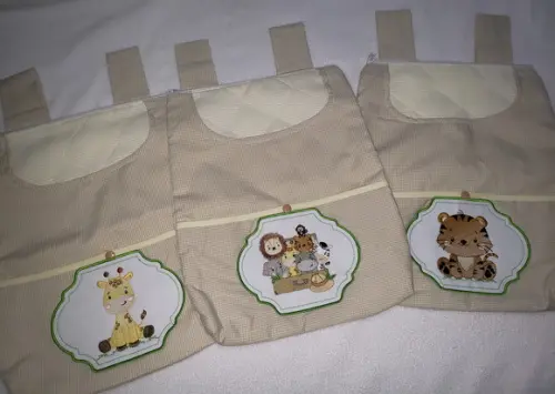 Porta Fraldas ou Porta Treco 3 Peças
