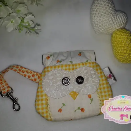 Porta Moedas Coruja