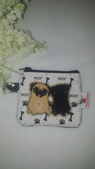 Porta Moedas Pug