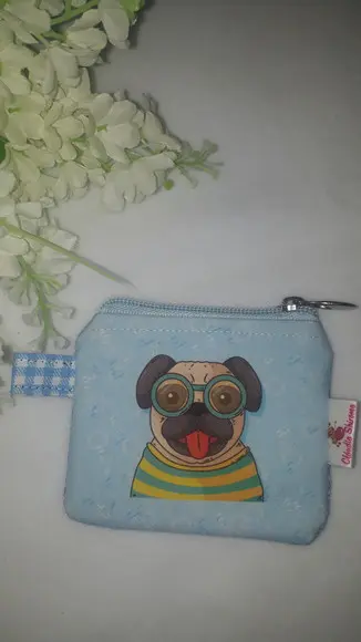 Porta Moedas Pug
