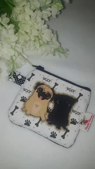 Porta Moedas Pug