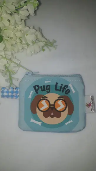 Porta Moedas Pug