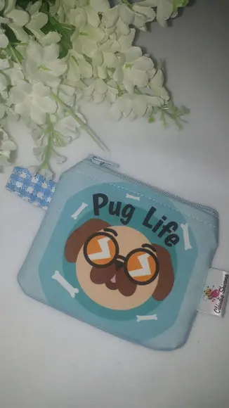 Porta Moedas Pug