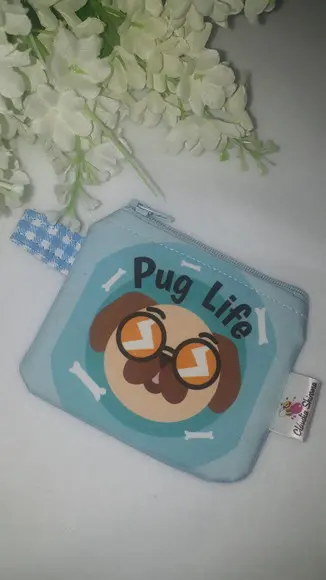 Porta Moedas Pug