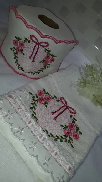 Porta Papel e Toalha de Lavabo