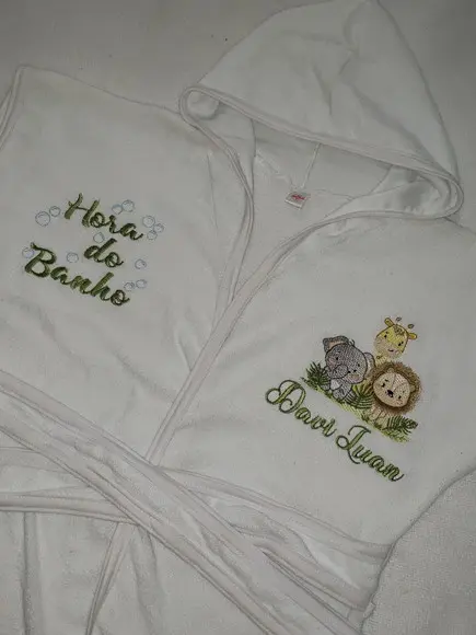Roupão de Bebê Personalizado