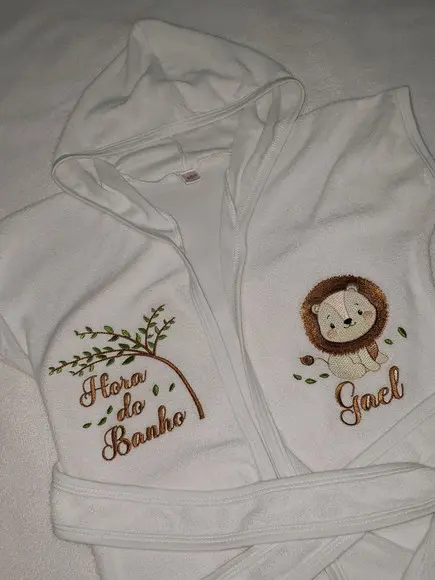 Roupão de Bebê Personalizado