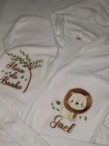 Roupão de Bebê Personalizado