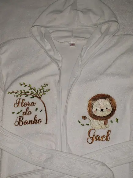 Roupão de Bebê Personalizado