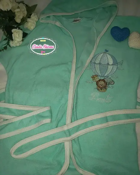 Roupão de Bebê Personalizado