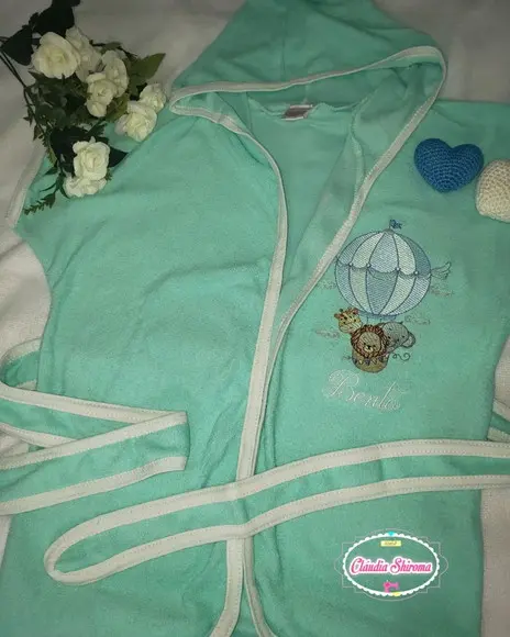 Roupão de Bebê Personalizado