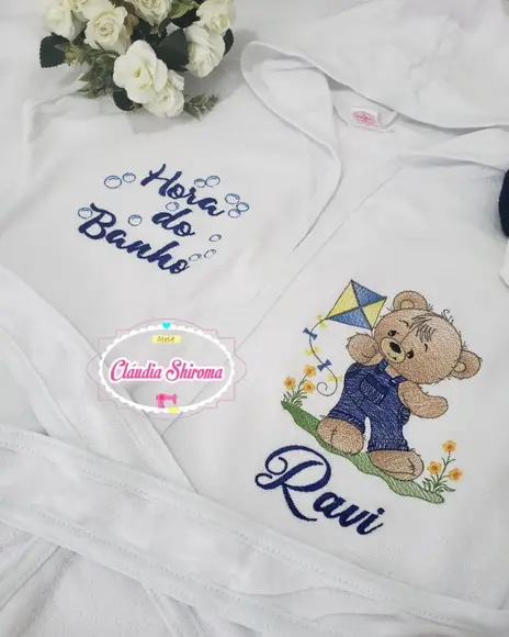 Roupão de Bebê Personalizado