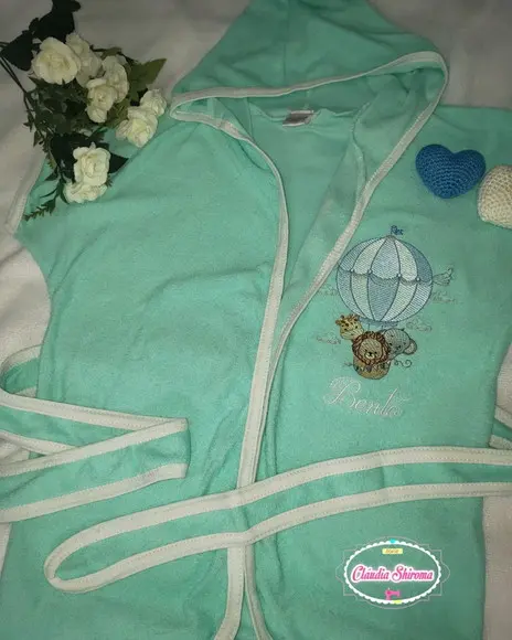 Roupão de Bebê Personalizado