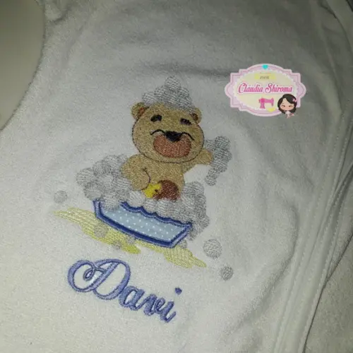 Roupão de Bebê Personalizado